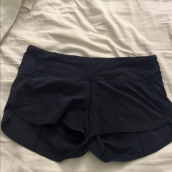 lululemon athletica Women's Navy Speed Up 2.5 Shorts - Picture 1 of 5